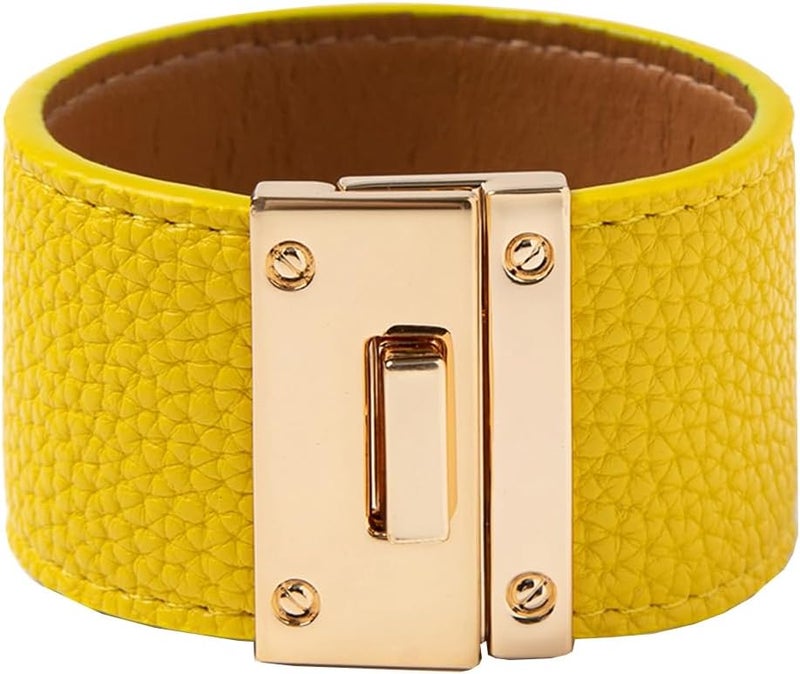 Rantanto Braid Leather Wrap Bracelet Trendy Stackable Crystal Cuff Boho Gold Heart Bracelet Jewelry Gift For Women - Image 1